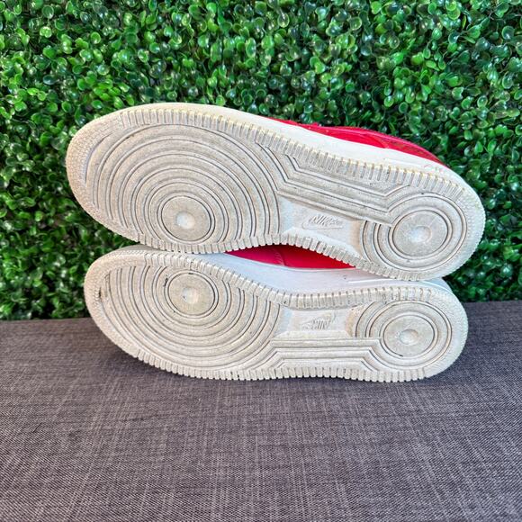 Nike Air Force 1 '07 LV8 UV Siren Red 9.5M 11W AJ9505-600 Rare - Picture 5 of 10